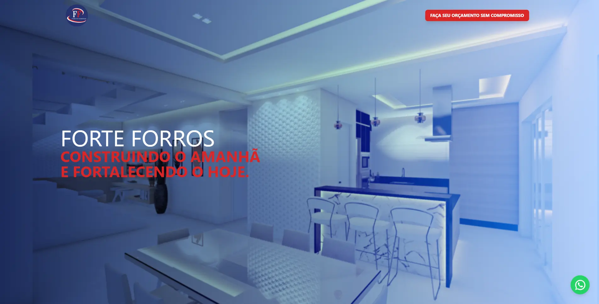 Screenshot do projeto Forte Forros